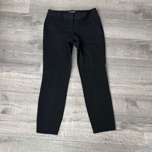 Express Classic Black Ankle Dress Pants